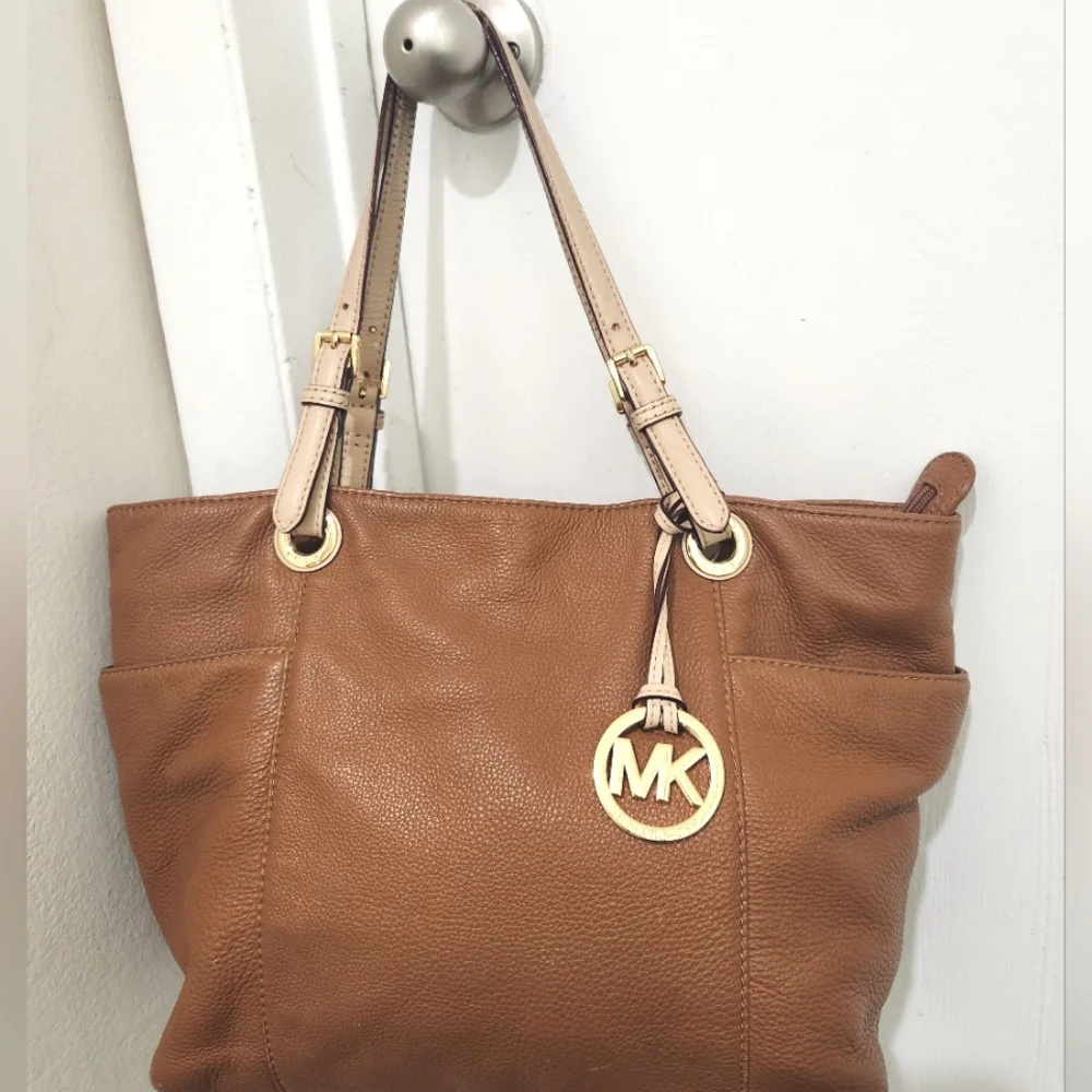 Michael Kors pebbled leather tote